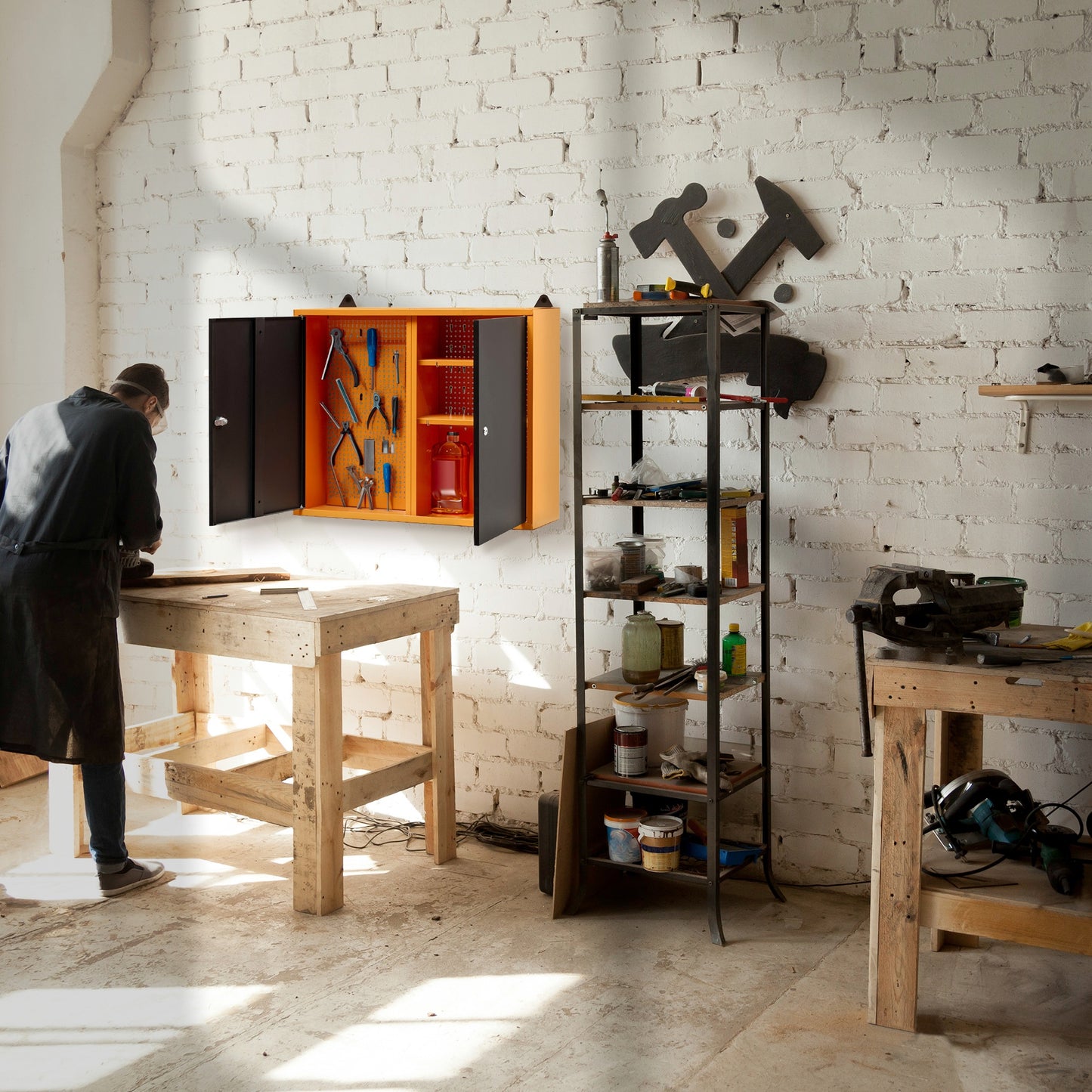 Armario Metálico con Cerradura 80x60x20 cm - Seguridad y Estilo para Tu Espacio - MetallMöbell