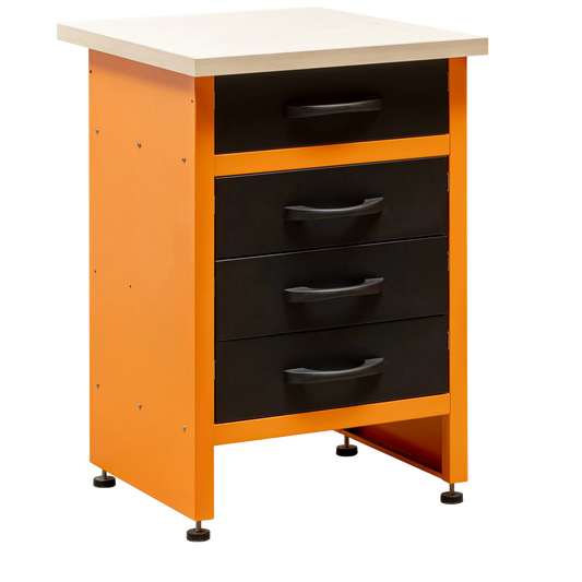 Banco Cajón y Armario 60x60x84Cm - MB-004G y MB-004N para Talleres y Hogar - MetallMöbell