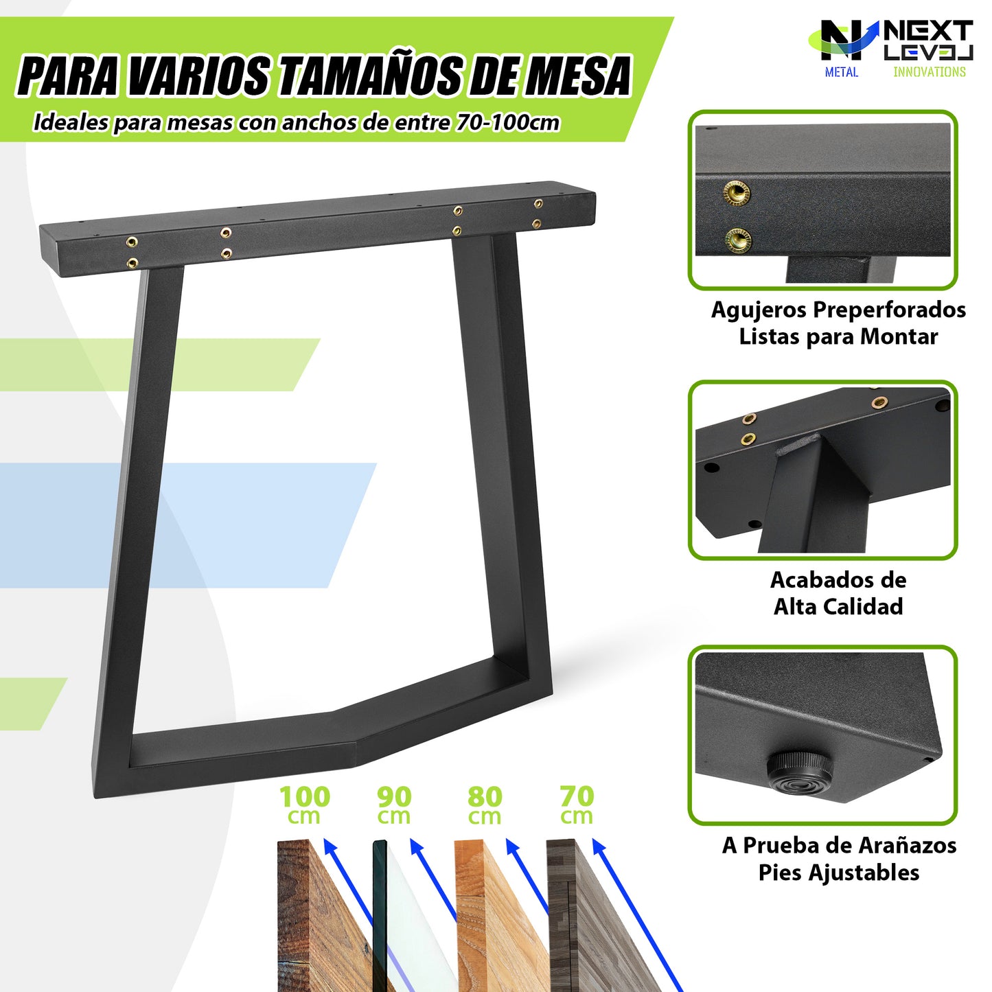 Metal Arrow Table Legs 65x71 cm – Modern Industrial Style | Model PM-011
