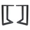 METAL LEG L65xH71CM PM-014 “L-SHAPED SQUARE” MADE OF 80x40mm RECTANGULAR TUBE