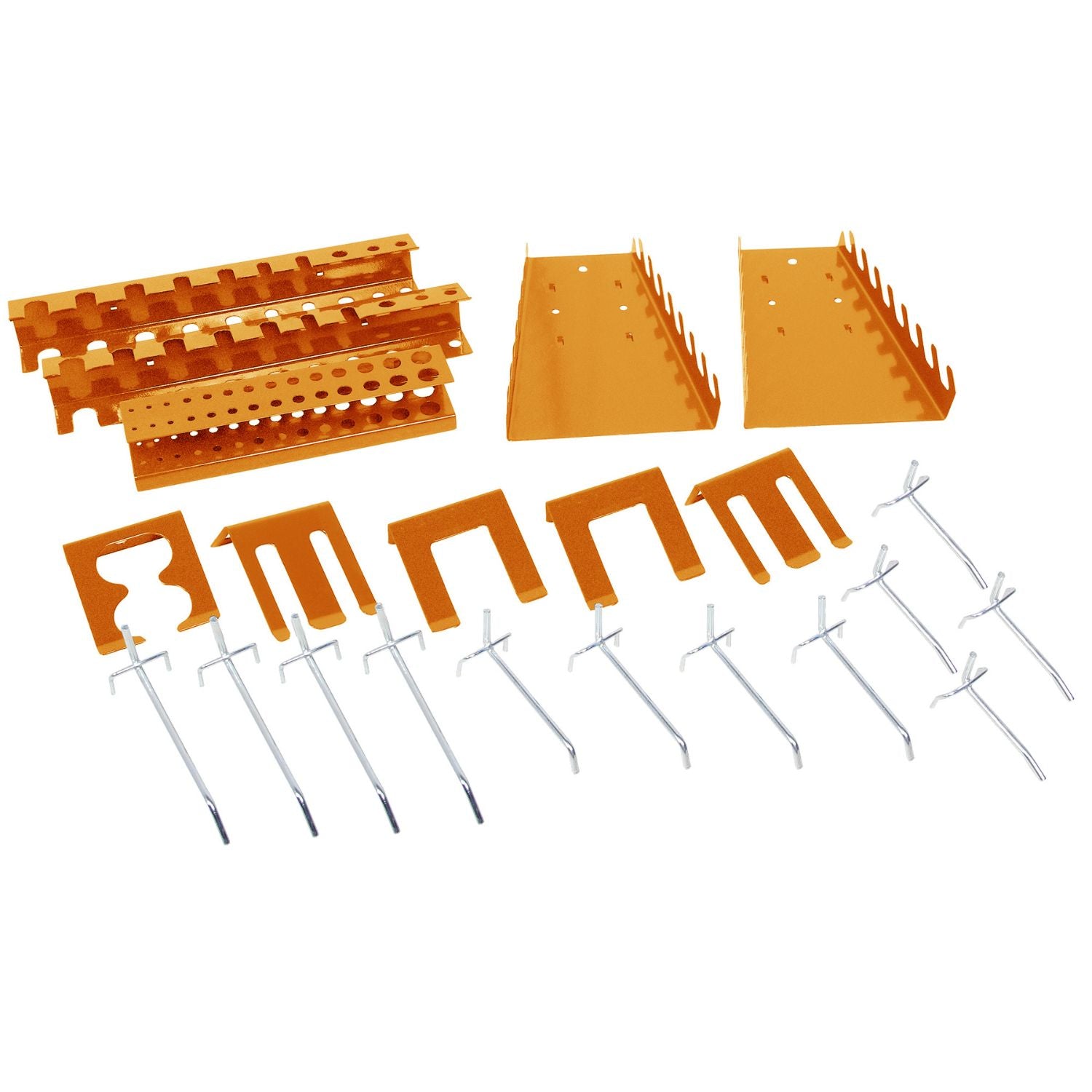 Kit organizador de herramientas para un taller ordenado con panel perforado - MetallMöbell