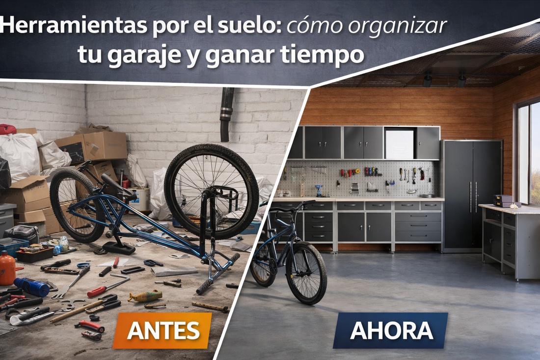 Herramientas por el suelo: cómo organizar tu garaje y ganar tiempo (sin complicarte)