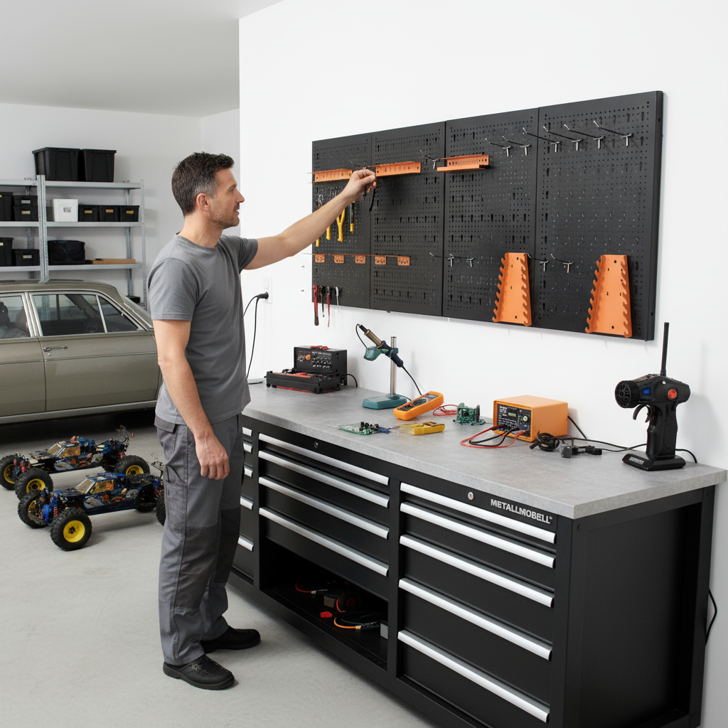 Paneles de Herramientas Pared - MetallMöbell