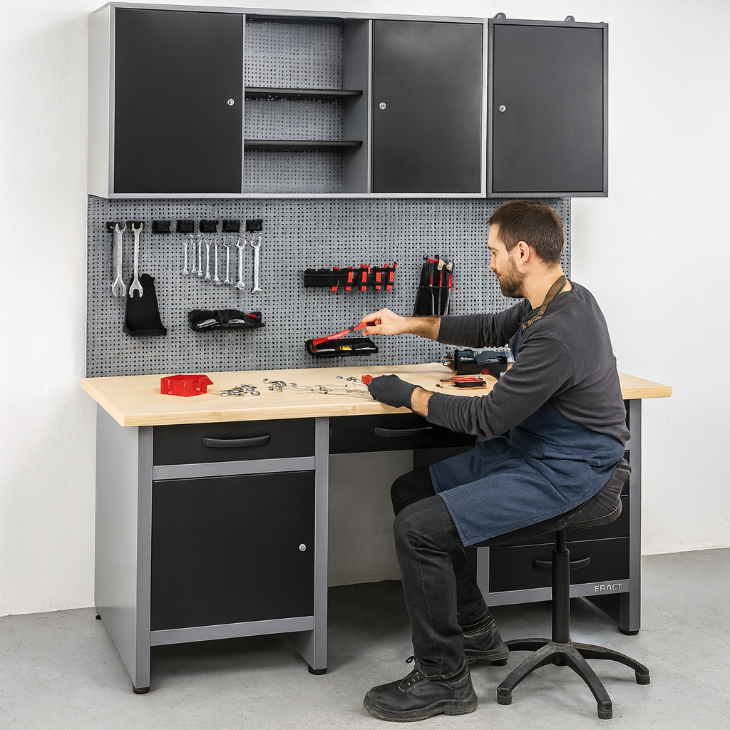 Packs Exclusivos Bancos de Trabajo + Armarios + Paneles