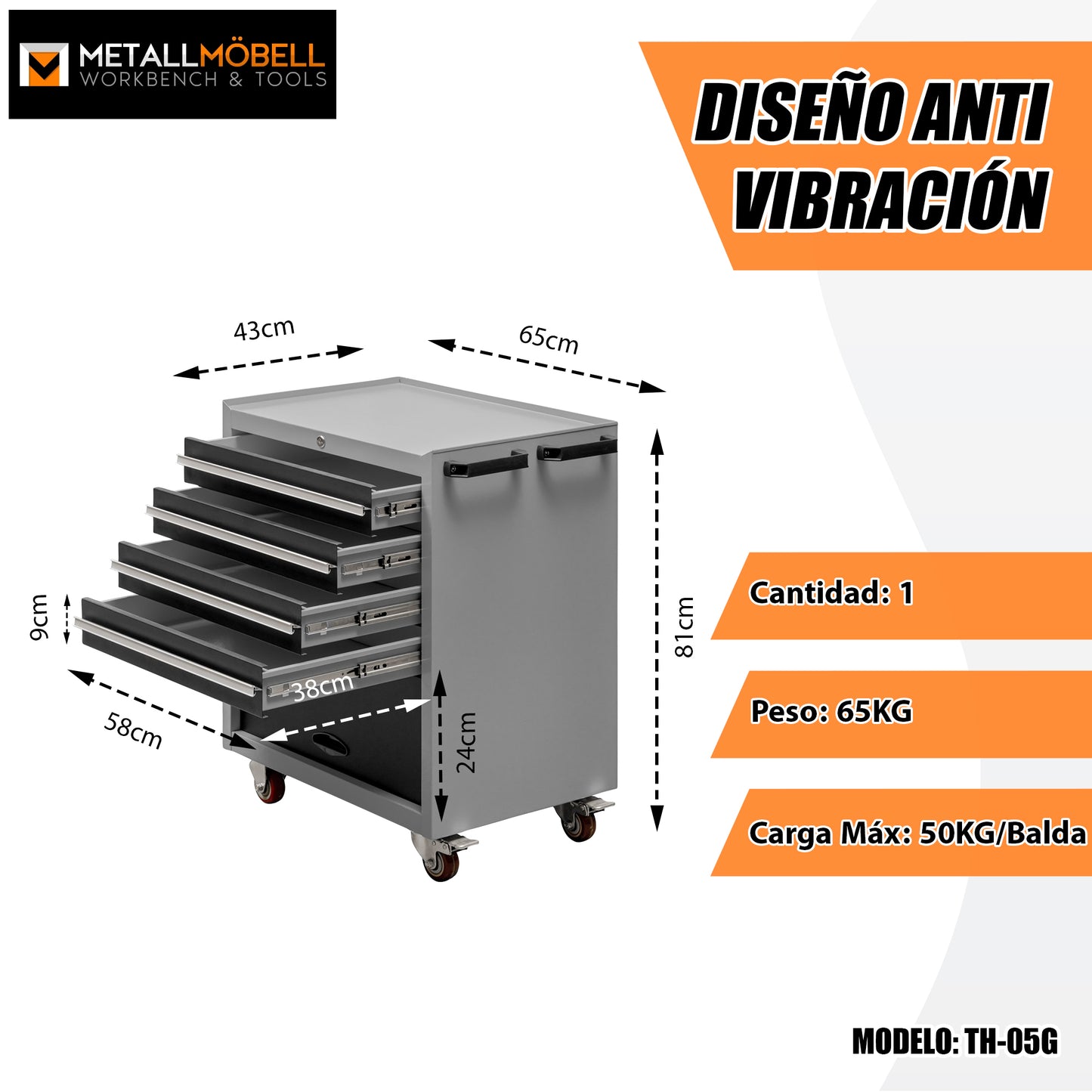 Brico Bikers 2 Pack – Banco da lavoro compatto con carrello portautensili, pensili e mobiletto alto in metallo per un'organizzazione professionale in garage o officina