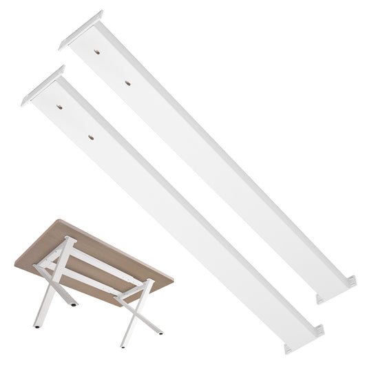 Pied de renfort extensible pour table PM-023 (120-200 cm) | Réglable en acier noir | Support central haute résistance