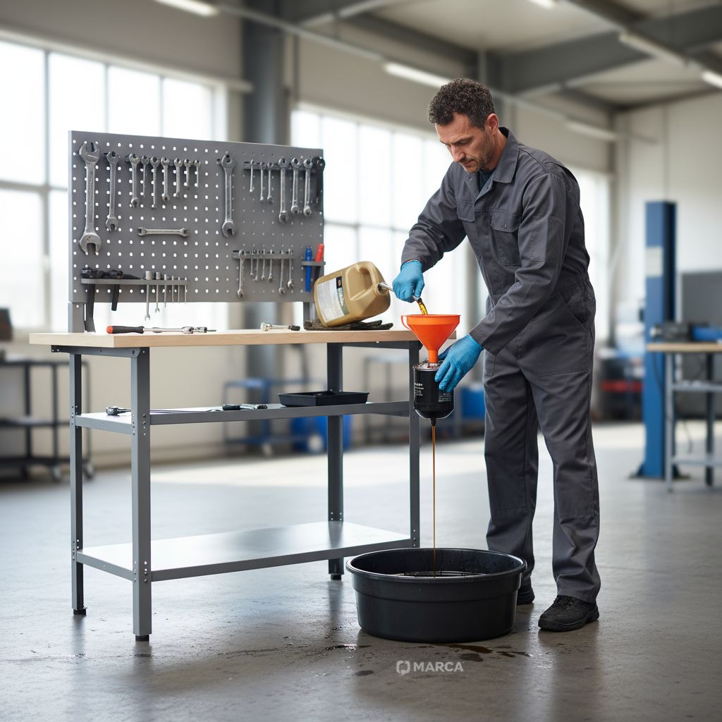 Metal Work Table 120x60x90cm with Shelves Ideal for Workshops and Garages