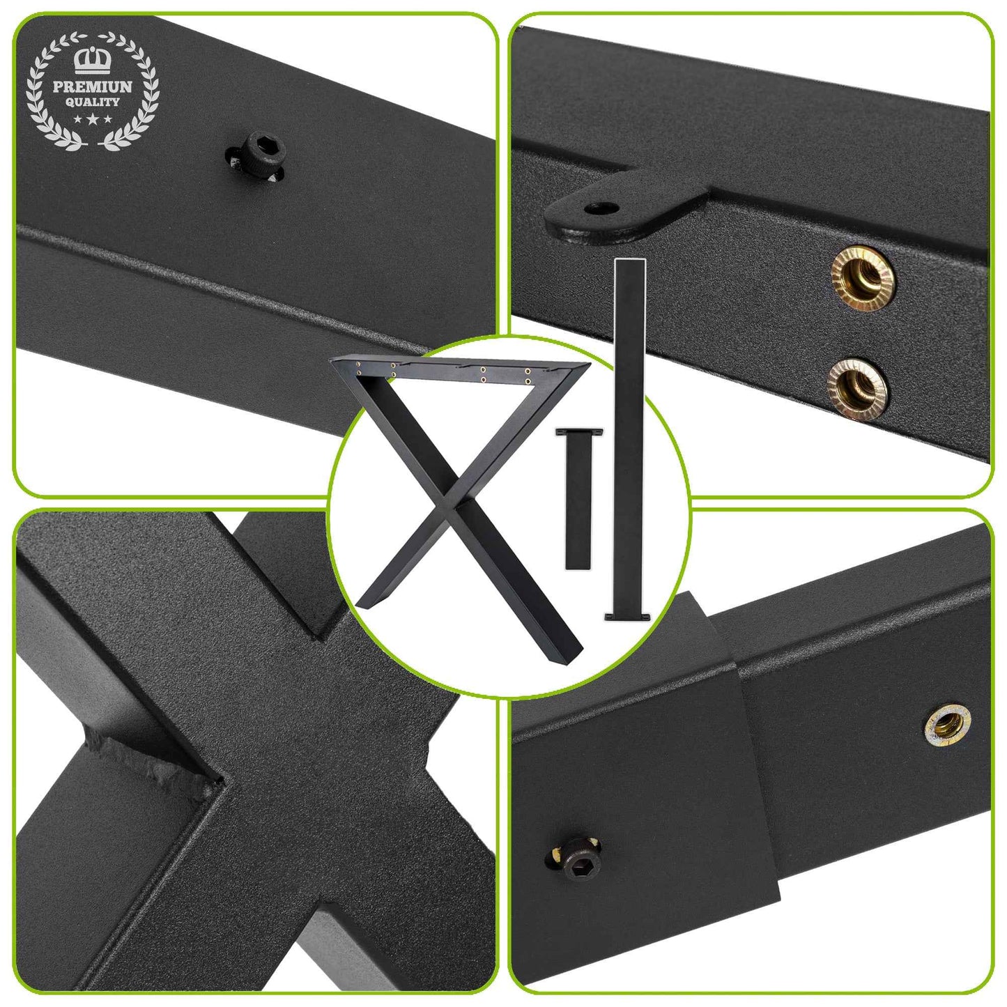 Patas Para mesa + Tirantes Extensibles