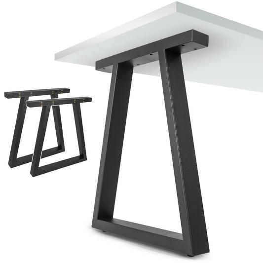 Pieds de table en métal Arrow 65x71 cm – Style industriel moderne | Modèle PM-011